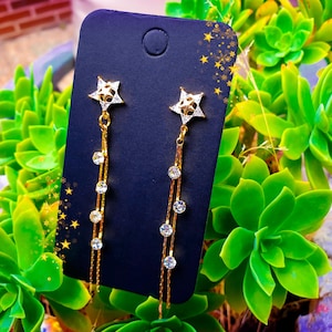 Kingdom Hearts - Namine inspired earrings - Final World Star - videogame inspired jewel - Cosplay & daily wear