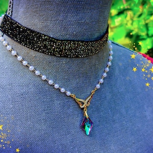 Kingdom Hearts - Collar de Strelitzia - Kingdom Hearts Union X - Joya inspirada en videojuegos - Cosplay y ropa de diario