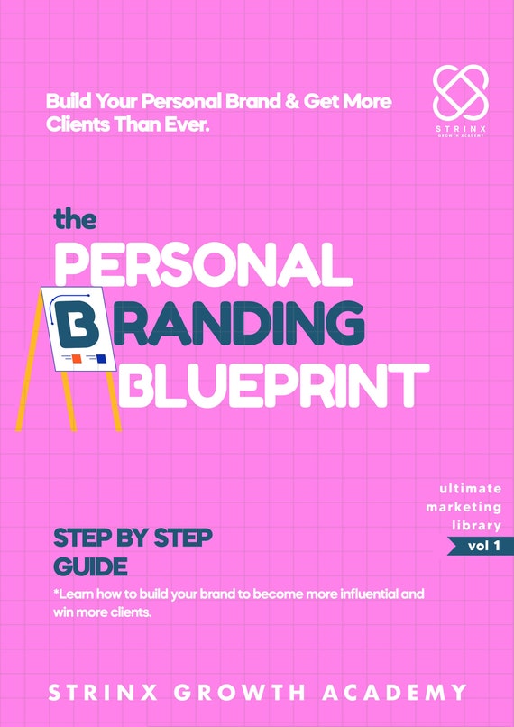 The Personal Branding Blueprint, Step by Step Guide E-Book