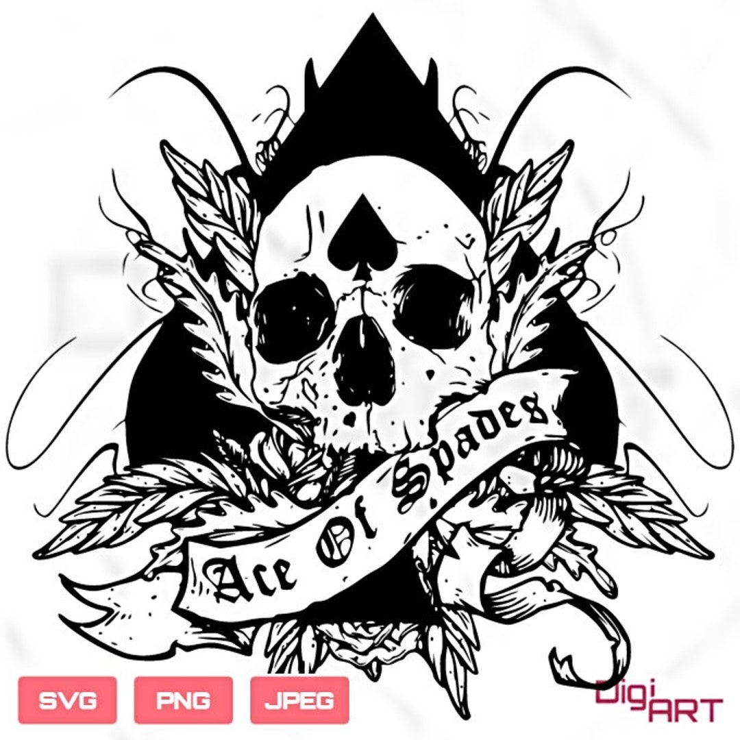 Playing Cards SVG Download Ace of Spades Svg Playing Cards -  Sweden