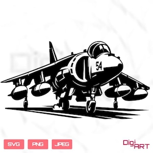 Harrier Silhouette SVG | Royal Air Force, Military, Armed Forces, ww1, ww2, MOD, Aviation, British Forces, Army, Navy, National Flag