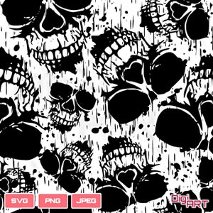 Skull Art | skull svg gothic svg skull wrap svg skull drawing skulls pattern skull pattern vector file skull png digital skull cricutNC