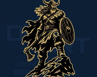 Viking Berserker SVG DXF PNG / Guerreros del Mundo Archivo de corte / Cricut Silhouette Grabado láser
