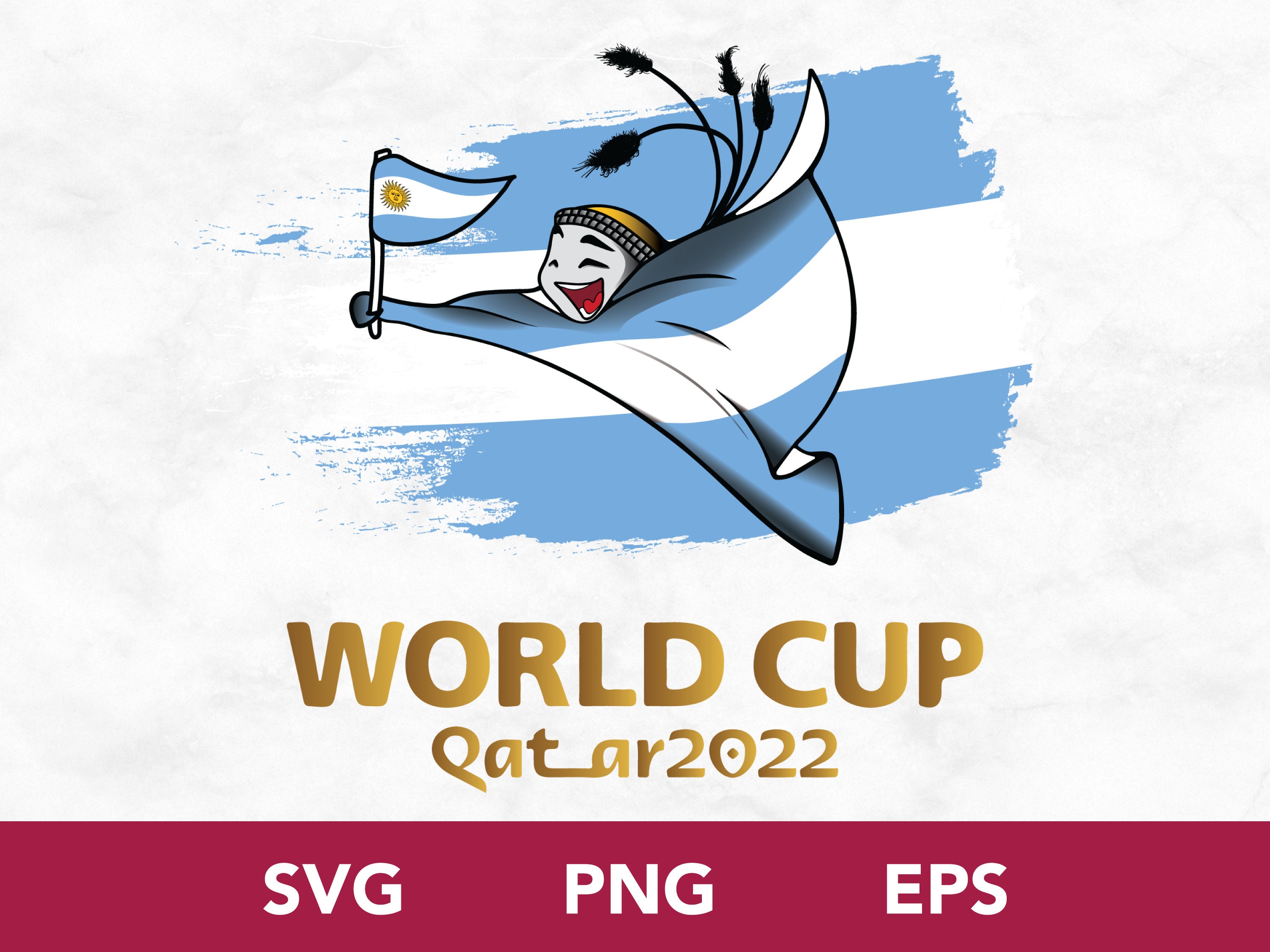 2022 FIFA World Cup Mascot vector logo (svg, eps, pdf) free