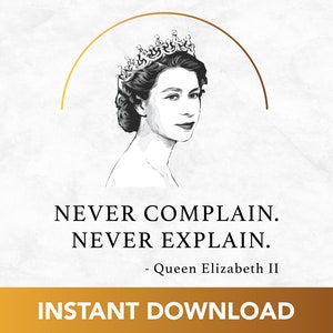 Queen Elizabeth II PNG Clipart, Memorial Queen Elizabeth Emblem, Royal Emblem Design, Queen Merchandise, Queen Elizabeth Tribute SVG