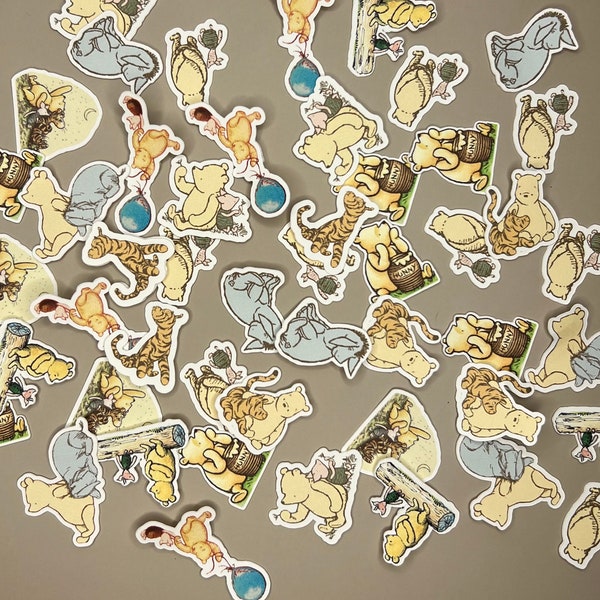 Classic Winnie the Pooh Confetti/Classic Pooh Confetti/ Pooh Bear Confetti/ Baby Shower Confetti/Classic Pooh Baby Shower Decor/Baby Shower