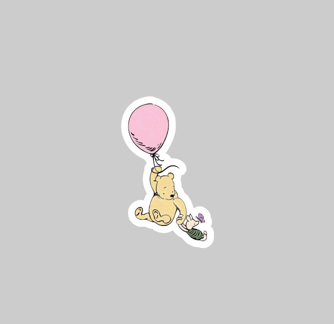 Classic Pooh Sticker Pooh Wall Decal Piglet Sticker Pooh Bear Etsy