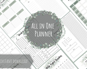 ADHD Planner / ADHD Planner Adult / ADHD Journal / printable planner / productivity planner / adhd organizer / Adhd daily Planner