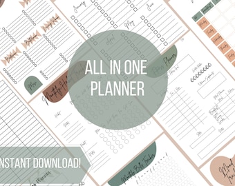 ADHD Planner / ADHD Planner Adult / ADHD Journal / printable planner / productivity planner / adhd organizer / Adhd daily Planner