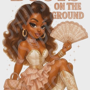 Pink Glam Modern Black Betty Boop Boots on the Ground Image - Luxe Western Black Betty Boop Cowgirl Instant Downloads DIGITAL FILE ONLY