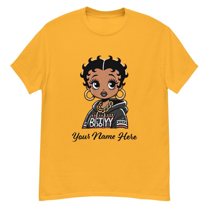 African American Betty Boop T Shirt main image 1