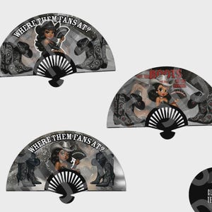 3 Set of Fabulous Clack Fan Templates - These are non editable - Set of 3 Boots on The Ground Templates for Clack Fans PNG High Quality