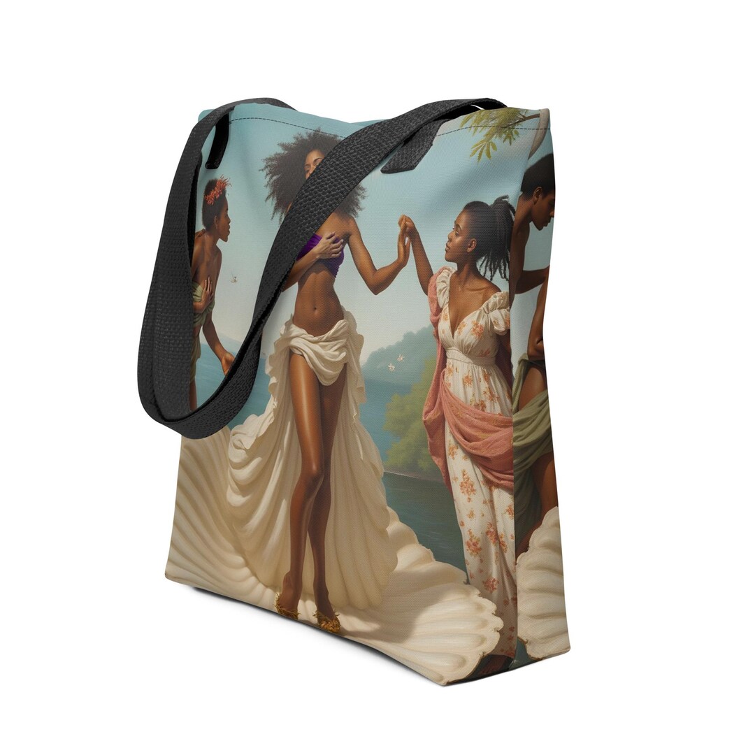 Venus Print Pattern Leather Tote Bag main image 0