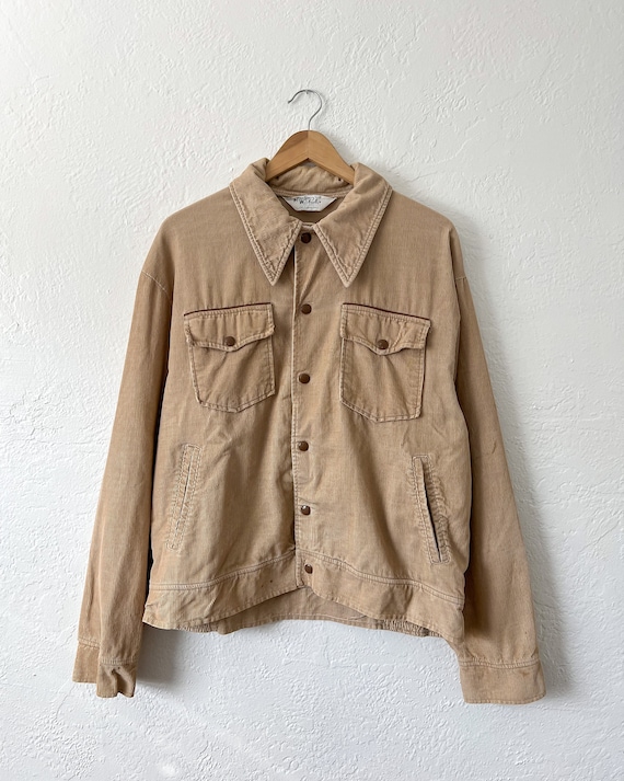 70’s Woolrich tan corduroy jacket