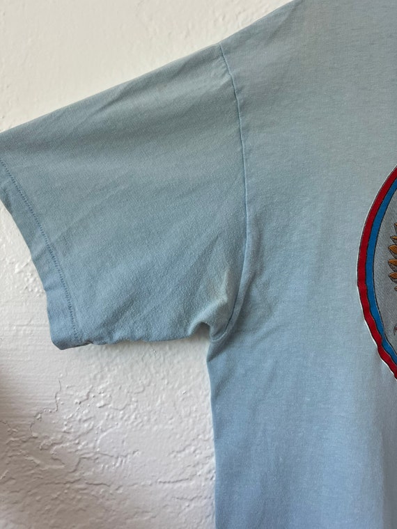 T-shirt Vintage Harley-Davidson Shield Flames - Taille XL, Édition Côte Ouest Glasgow