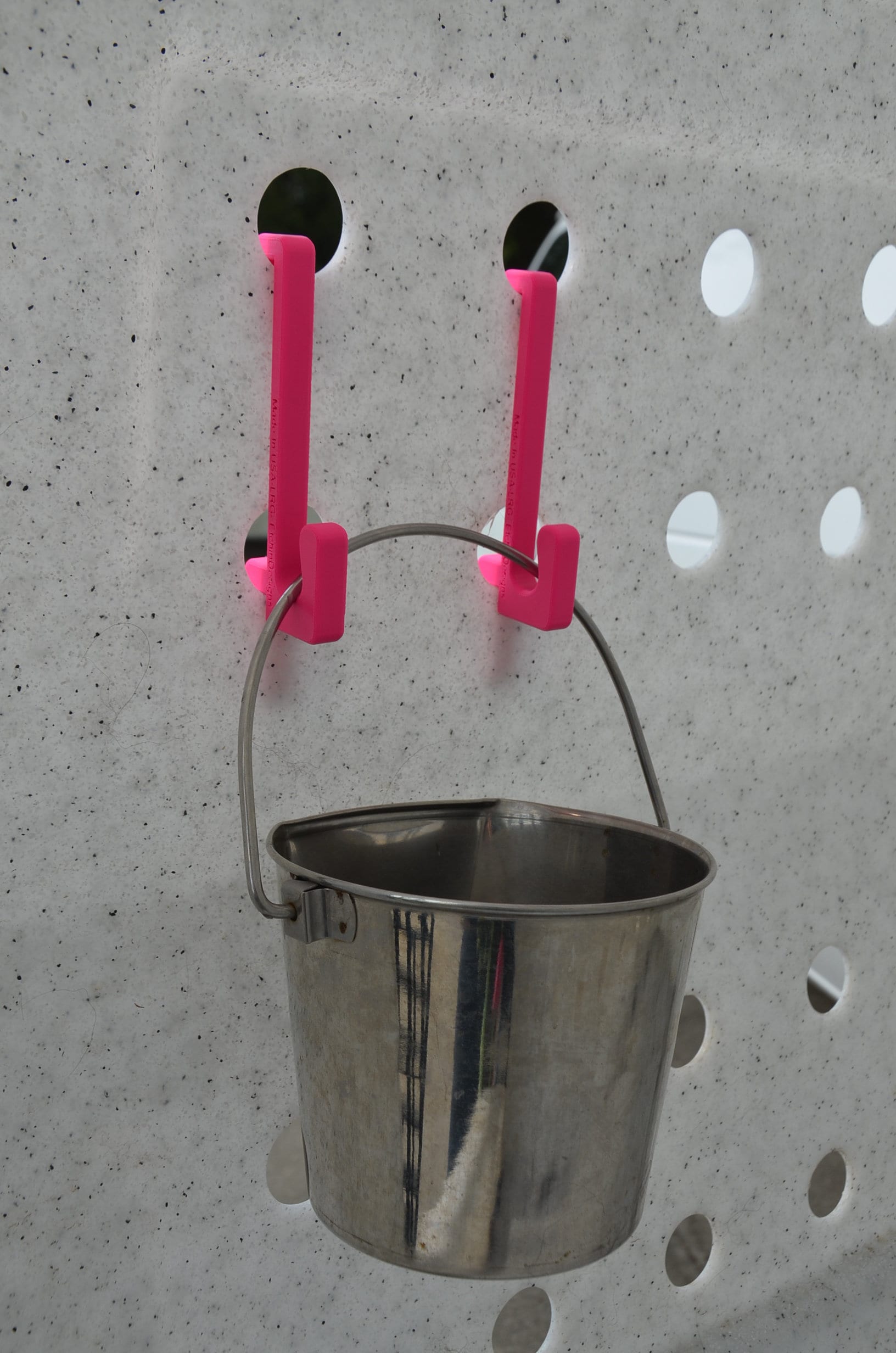 Hot Pink Ruffland Kennel Side Water Bucket Hooks 2 Etsy