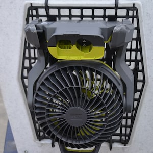 Locking-Bundle-Ruffland Kennel Door (New Style Fan)And Ruffland Kennel Side Water Bucket Hooks RYOBI Fan Mount(2)- Hybrid WHISPER SERIES