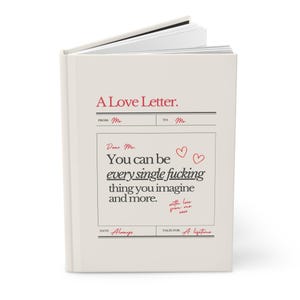 Diario de amor propio / Afirmaciones diarias, sanación, confianza, regalo de salud mental, autocuidado / Carta de amor / Puedes serlo todo