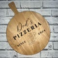 Personalised Pizza Serving Board -  Various Designs | Personalised Pizza Gift | Wooden Pizza Board | Serving Board Gift | Gift For A Foodie