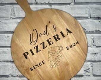 Personalised Pizza Serving Board -  Various Designs | Personalised Pizza Gift | Wooden Pizza Board | Serving Board Gift | Gift For A Foodie