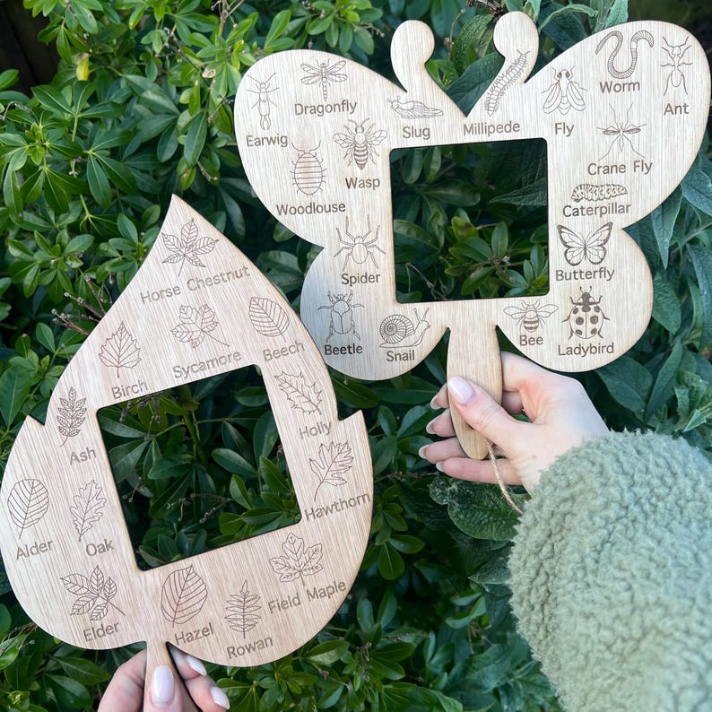 Forest School Leaf Identifier With Frame Viewer | Outdoor Learning ...