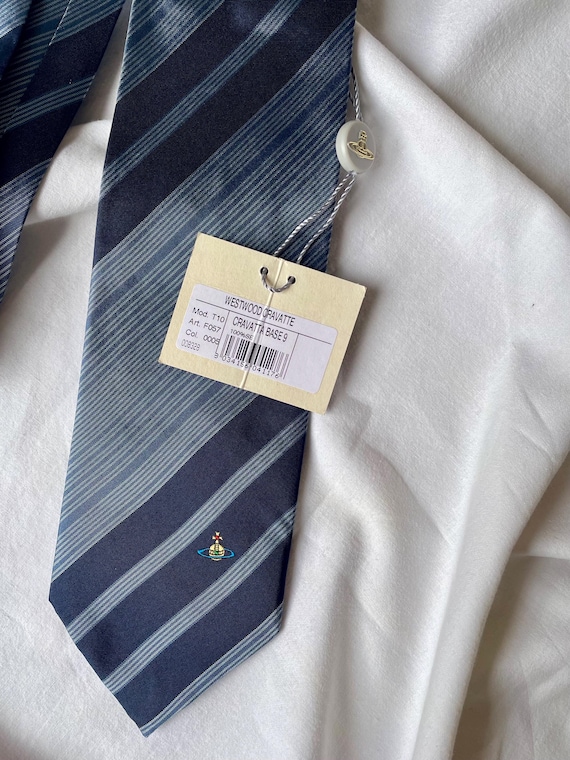 ★Vivienne Westwood★ [Vivienne Westwood] Men's Silk Tie 810 Vivienne Westwood Tie Westwood Silk Tie Stripped Necktie