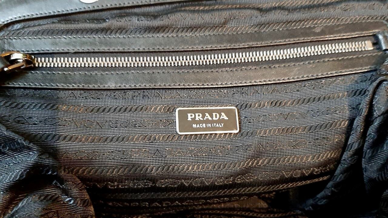 Vintage PRADA Handbag Vintage PRADA Bag 90s Prada Cloth Bag PRADA 
