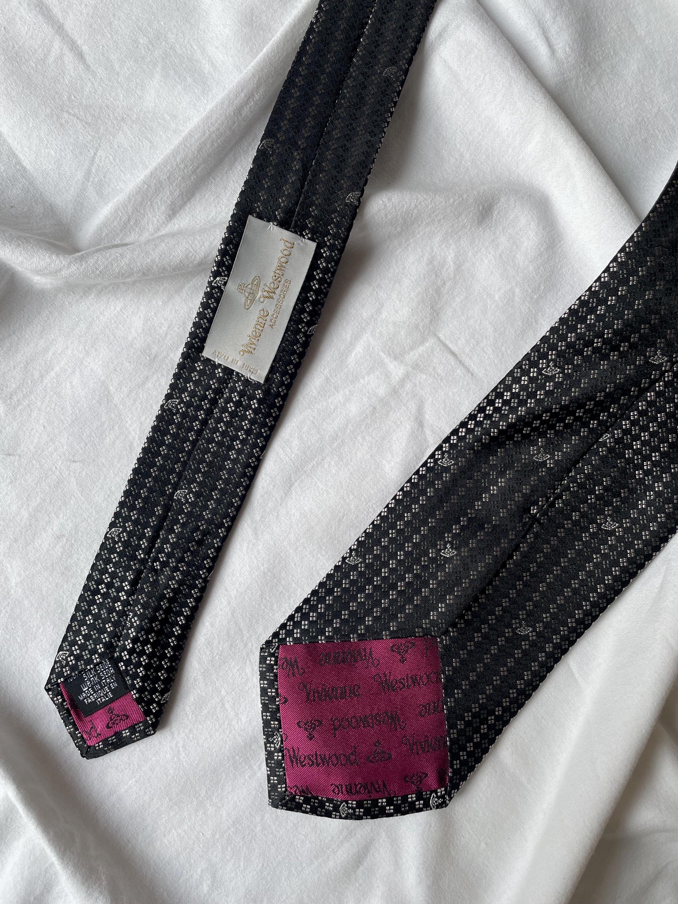 ★Vivienne Westwood★ [Vivienne Westwood] Men's Silk Tie 810 Vivienne Westwood Tie Westwood Silk Tie Stripped Necktie
