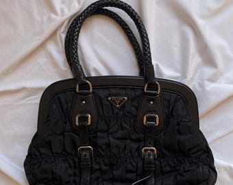 Vintage PRADA Handbag Vintage PRADA Bag 90s Prada Cloth Bag Vintage PRADA Handbag Vintage PRADA Bag 90s Prada Cloth Bag