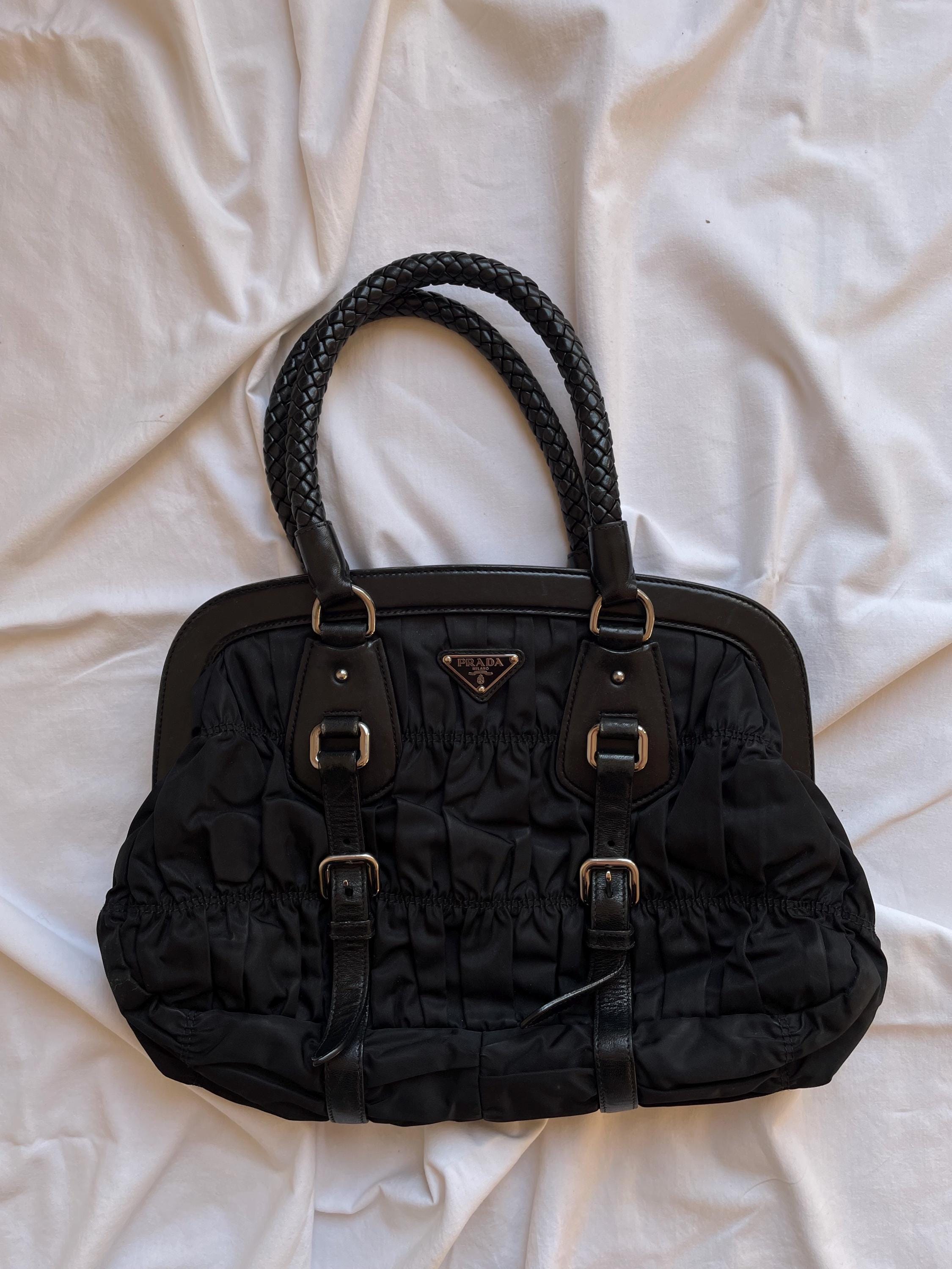 Vintage PRADA Handbag Vintage PRADA Bag 90s Prada Cloth Bag Vintage PRADA Handbag Vintage PRADA Bag 90s Prada Cloth Bag