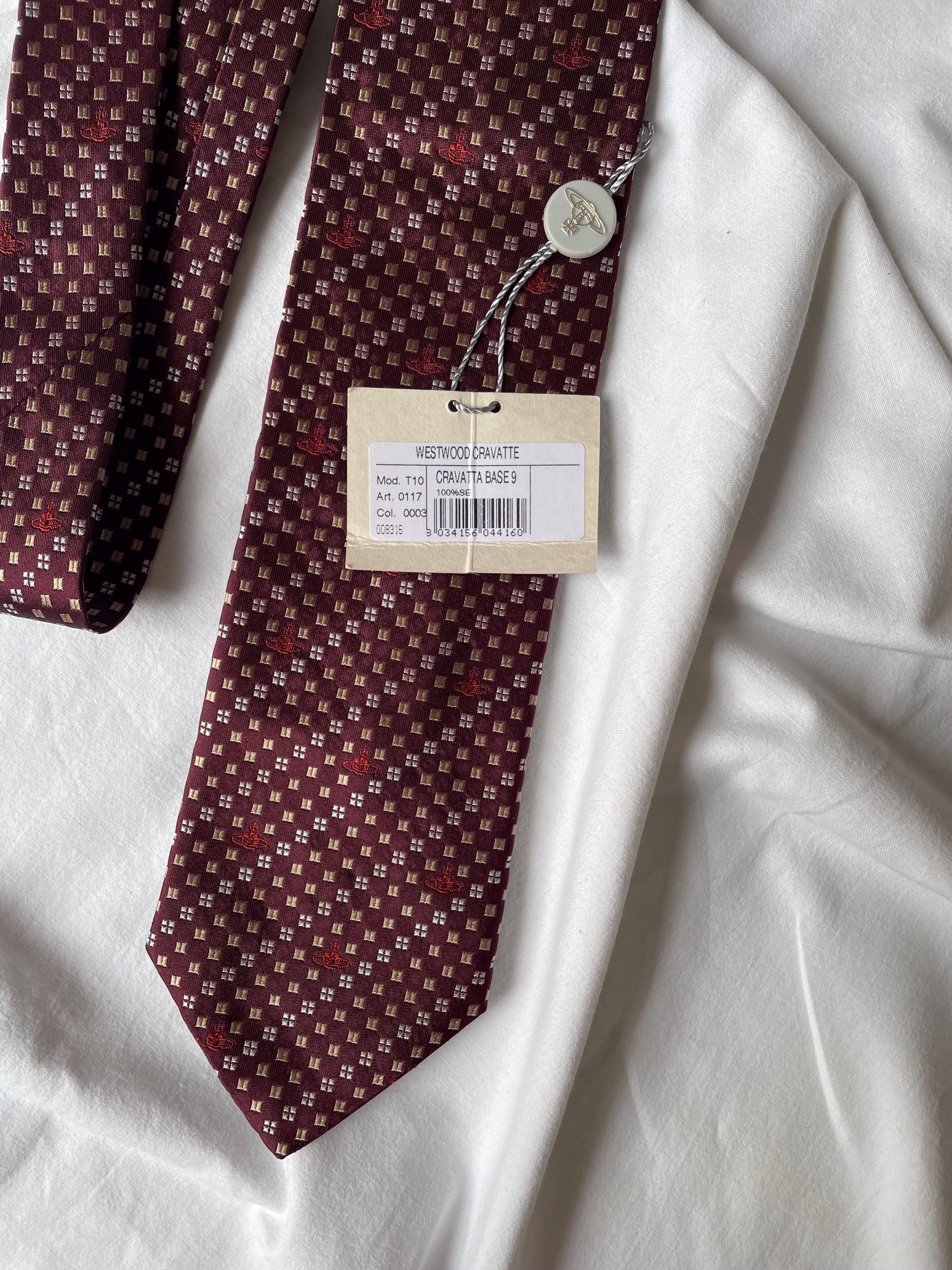 Vivienne Westwood Tie Westwood Silk Tie Stripped Necktie
