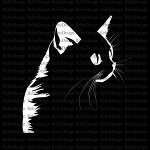 Cat Design - PNG File - PNG File - Digital Download - Sublimation - Cat - Cat Head - Kitten - Little Kitten