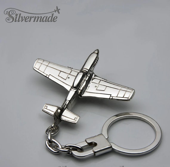 Uni porte-clés avion avion pendentif métal pilote métal porte-clés porte-clés  porte-clés avion décor accessoire cadeau 