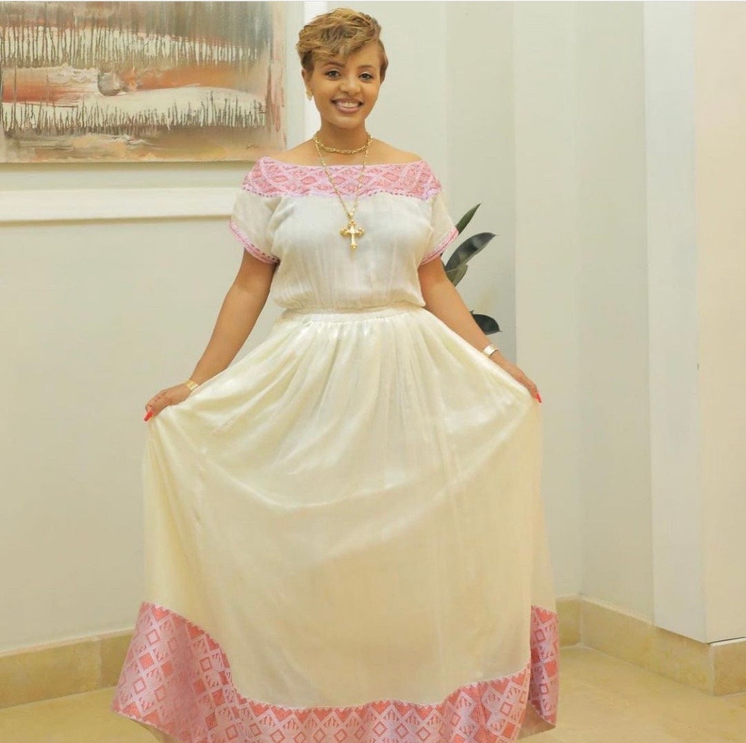 Classiclight Pink Habesha Menenhabesha ethiopian Etsy