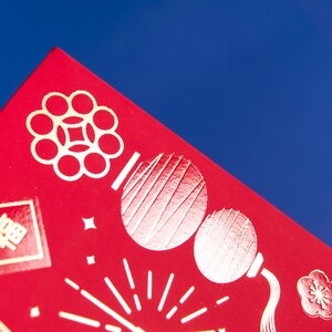 10 CNY Red Envelopes Year of the Rabbit 2023 Red Packet Hong Bao Lai Xi Angpao Malaysia image 4
