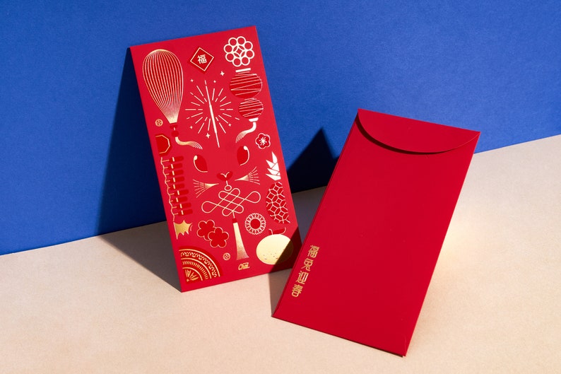 10 CNY Red Envelopes Year of the Rabbit 2023 Red Packet Hong Bao Lai Xi Angpao Malaysia image 2