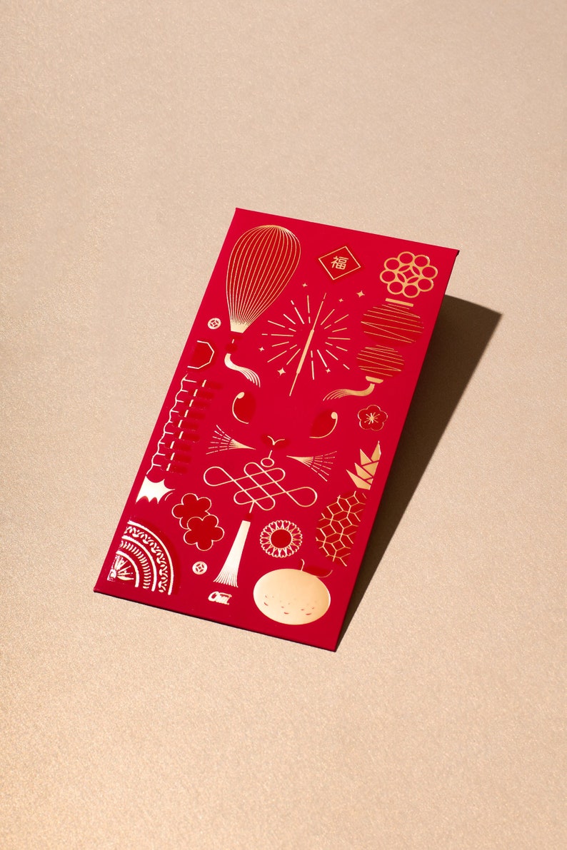 10 CNY Red Envelopes Year of the Rabbit 2023 Red Packet Hong Bao Lai Xi Angpao Malaysia image 5