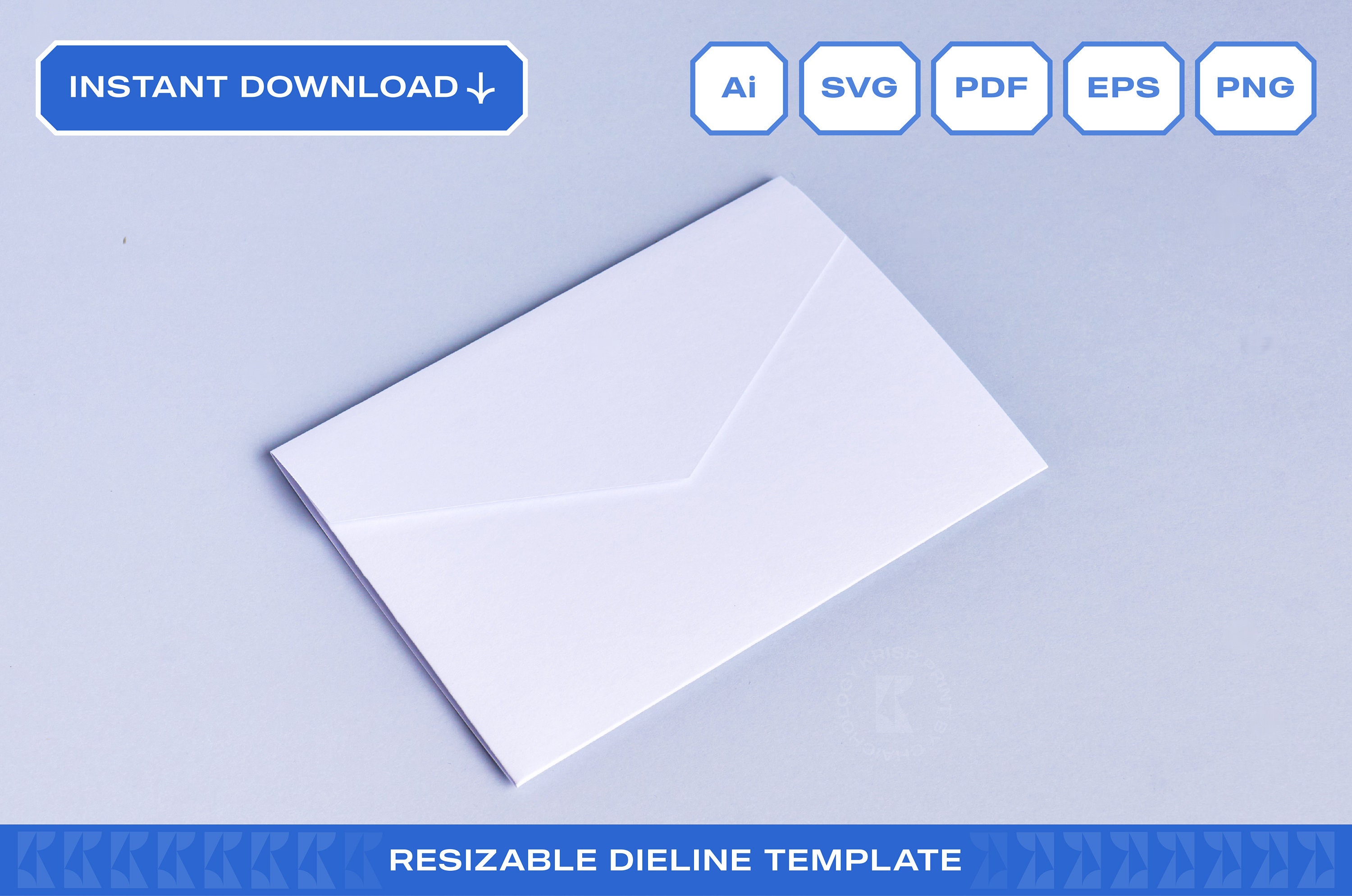 Pocket Card Template Invitation Card Sleeve SVG for Cricut Instant