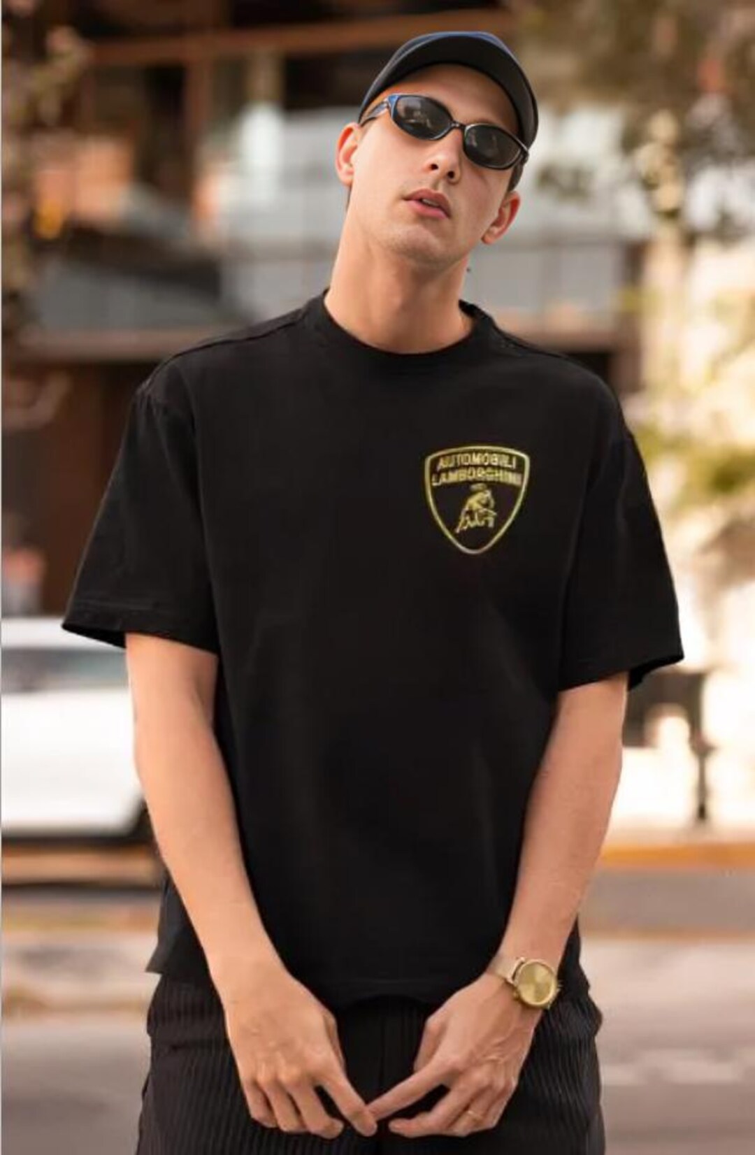 Tシャツ・カットソー COTTON LAMBORGHINI T-SHIRT Lamborghini T-shirt | Lamborghini Logo | Unisex | for Men