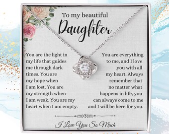 Daughter Birthday Gift from Mom to Daughter Necklace for Daughter Gift for Daughter from Mom Daughter Gift from Dad to Daughter Gift