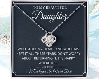 Daughter Gift from Dad to Daughter Necklace for Daughter Gift for Daughter from Dad Daughter Gift from Dad Sentimental Keepsake Gift -d114d3
