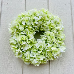 Hydrangea Wreath, Summer wreath for front door, Spring/Summer Decor, Home Gift, Full Grapevine, Cottage Farmhouse Style, Floral Gift