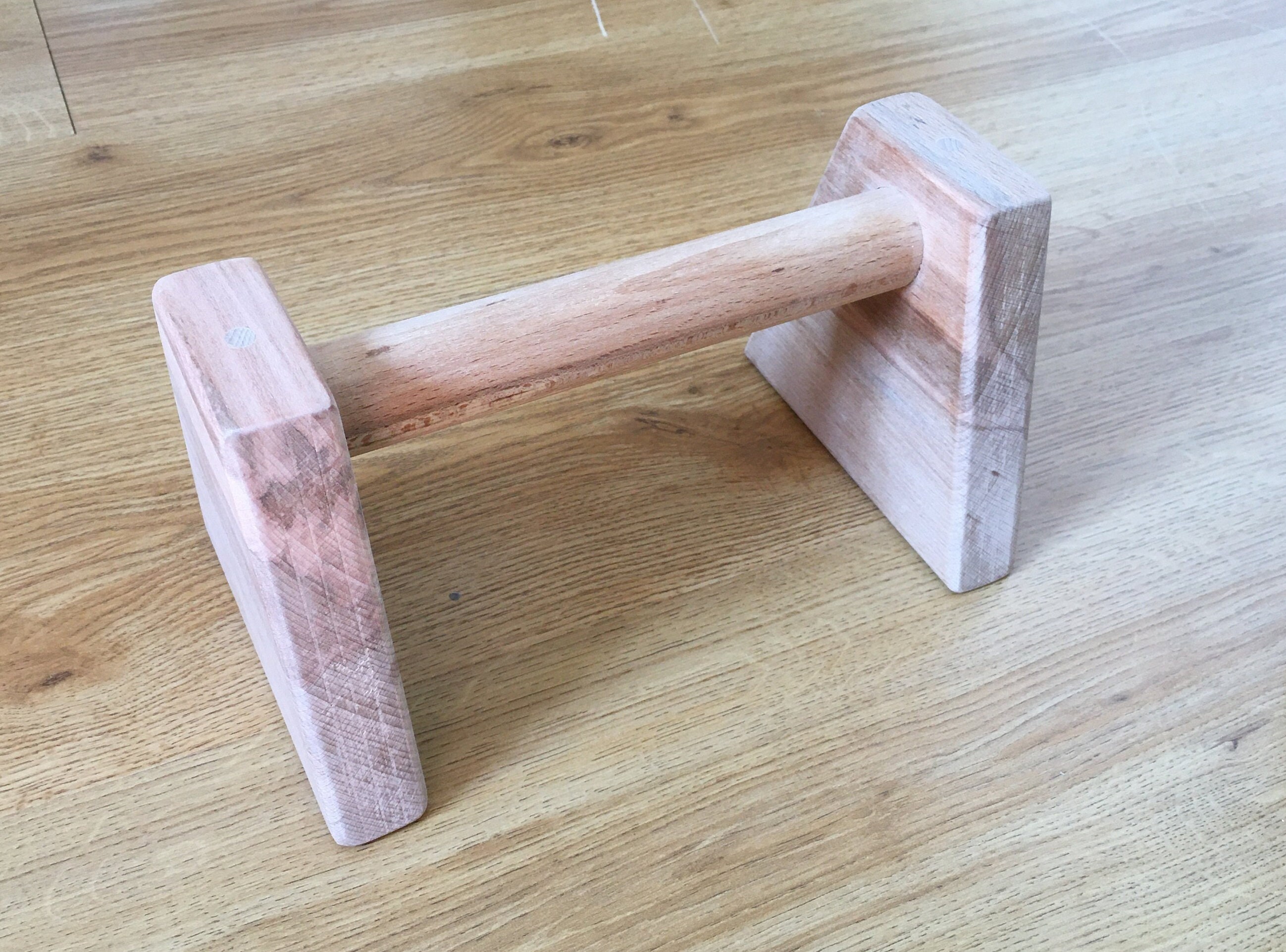 NBCDY 2 Pcs Wooden Push Up Barsï¼ŒPushup Standsï¼ŒParallettes Parallel Bars With Ergonomic Push - View #2