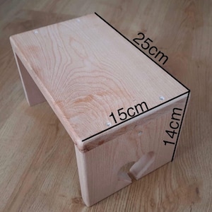 Wooden Children Stool / children&#39;s room stool / wooden stool / wooden stool for adults