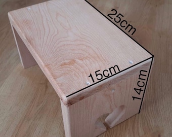 Holz Kinderhocker / Kinderzimmer Hocker / Holzhocker / Holzhocker für Erwachsene