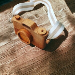 Personalized Wooden Camera,Pretend Play Toy, Kid&#39;s Photo Props,Photo Camera,Montessori Toy, Kid Birthday Gift,Imaginative Play, Model Camera