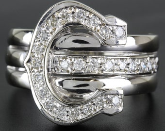 Triple Split Shank Men's Band, Men's Wedding Band, Men's Engagement Ring, 14K White Gold, Delicate 2.3 Ct Diamond Ring, Men's Diamond Ring