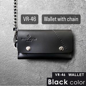 Wallet with chain for Cards, Bills and Coins "VR-46"