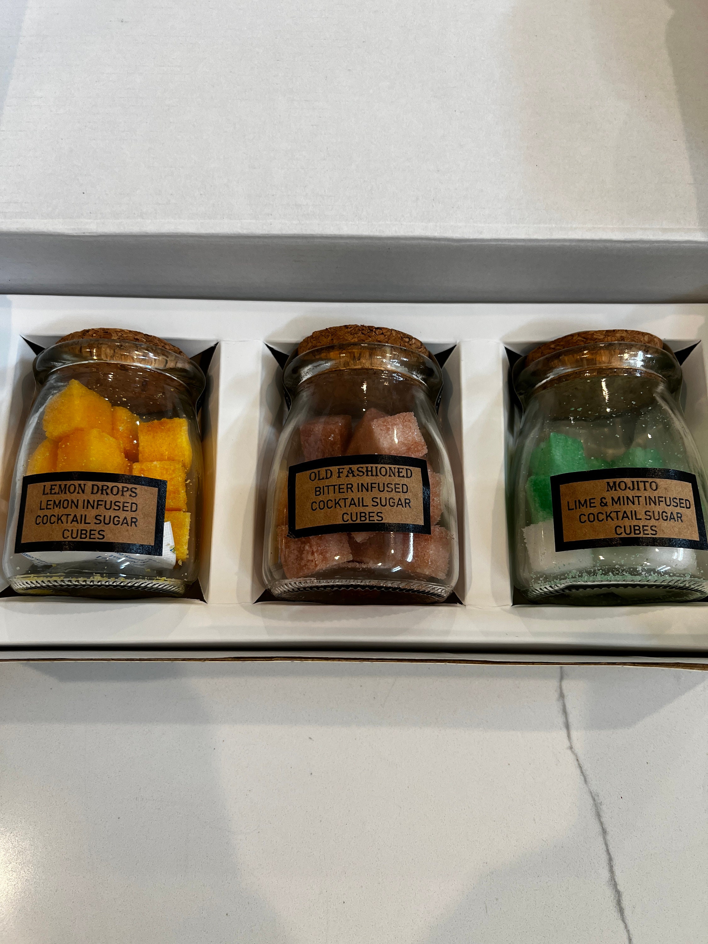 Party Pack of 3 Cocktail Infused Sugar Cubes Lemon Infused Etsy
