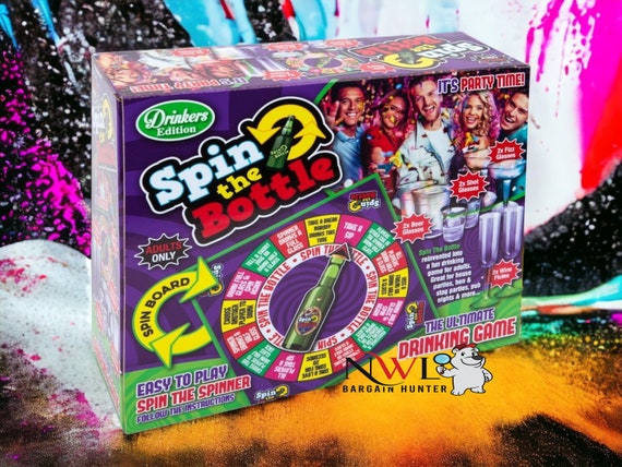 Spin the Bottle Drinking Edition Adult Game Party Time Beer 